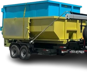 Baus 10 yard roll-off dumpster with low sides
