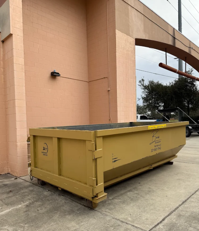 Commercial roll-off dumpster rental in Orlando FL