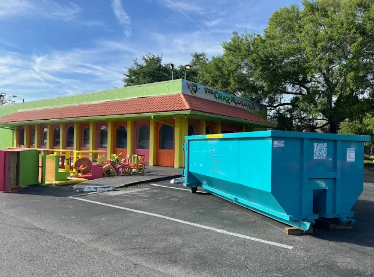 Commercial dumpster rental for a restaurant cleanout in Orlando FL